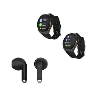 Foto 5 | Bundle Smartwatch Bossney W03 Pro Negro Incluye G-tide L21 Negro