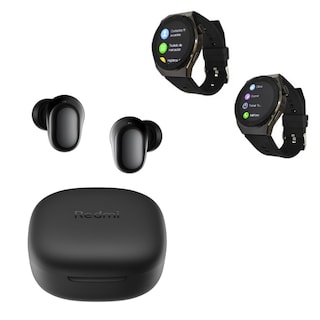 Foto 5 | Bundle Smartwatch Bossney W03 Pro Negro Incluye Xiaomi Buds 6 Play Negros
