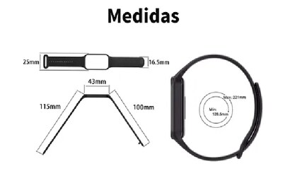 Foto 3 | Pack Xtellar De 4 Correas De Silicona Flexibles Para Redmi Smart Band 2, Ajustables