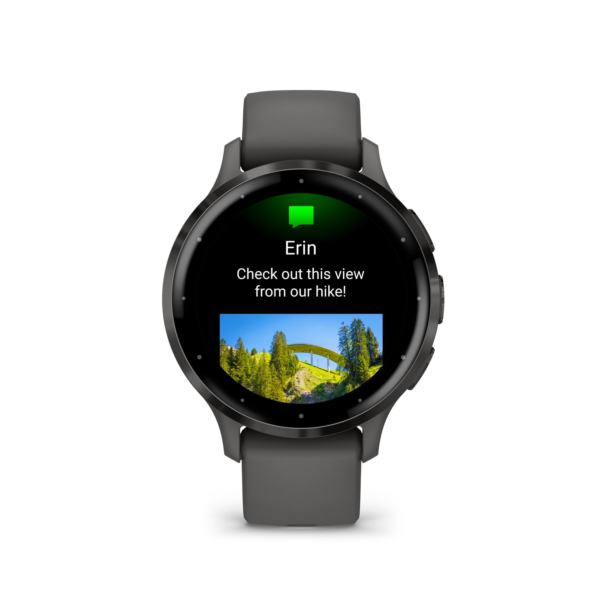 Foto 3 pulgar | Reloj Inteligente Garmin Venu 3s Slate De Acero Inoxidable De 41 Mm - Venta Internacional.