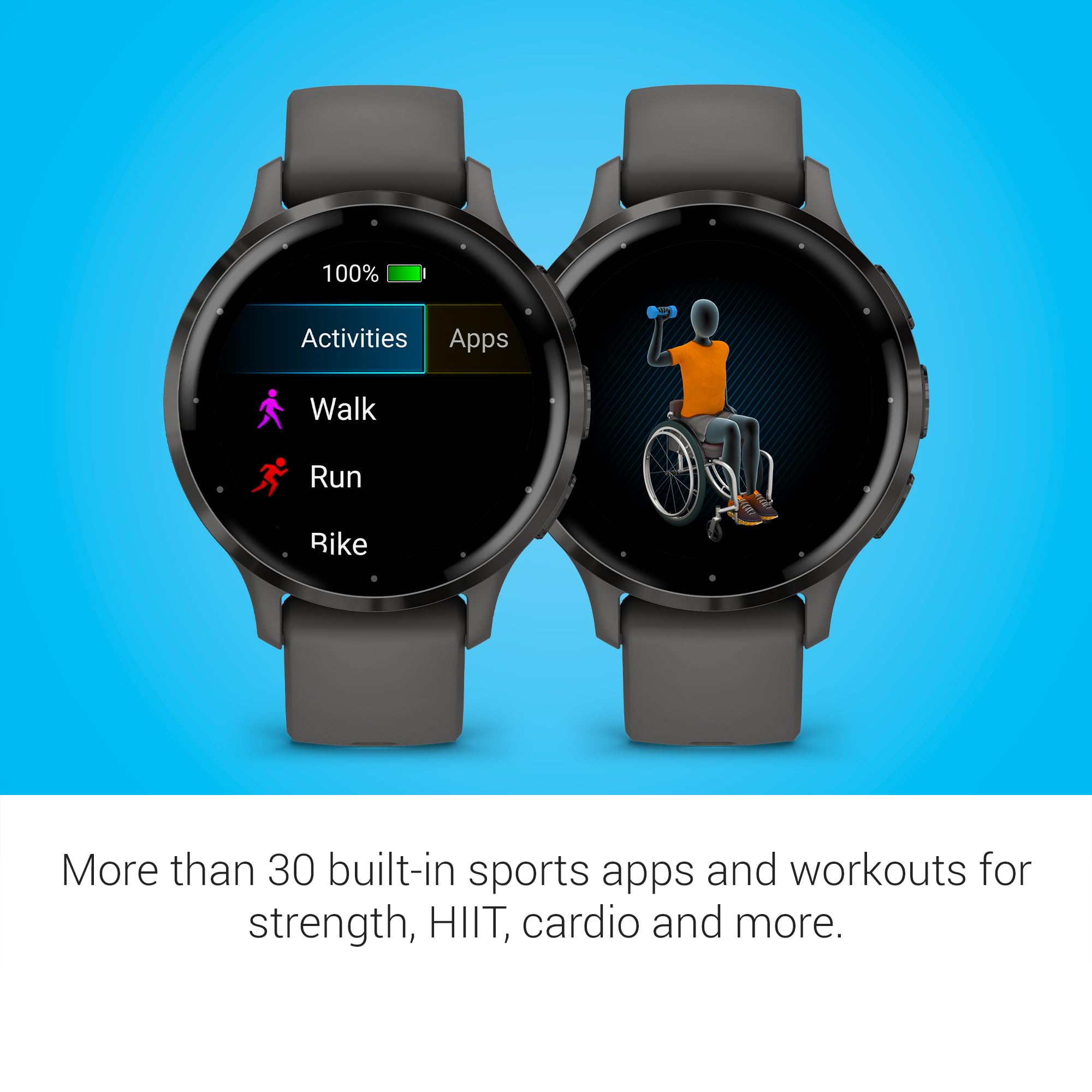 Foto 5 | Reloj Inteligente Garmin Venu 3s Slate De Acero Inoxidable De 41 Mm - Venta Internacional.