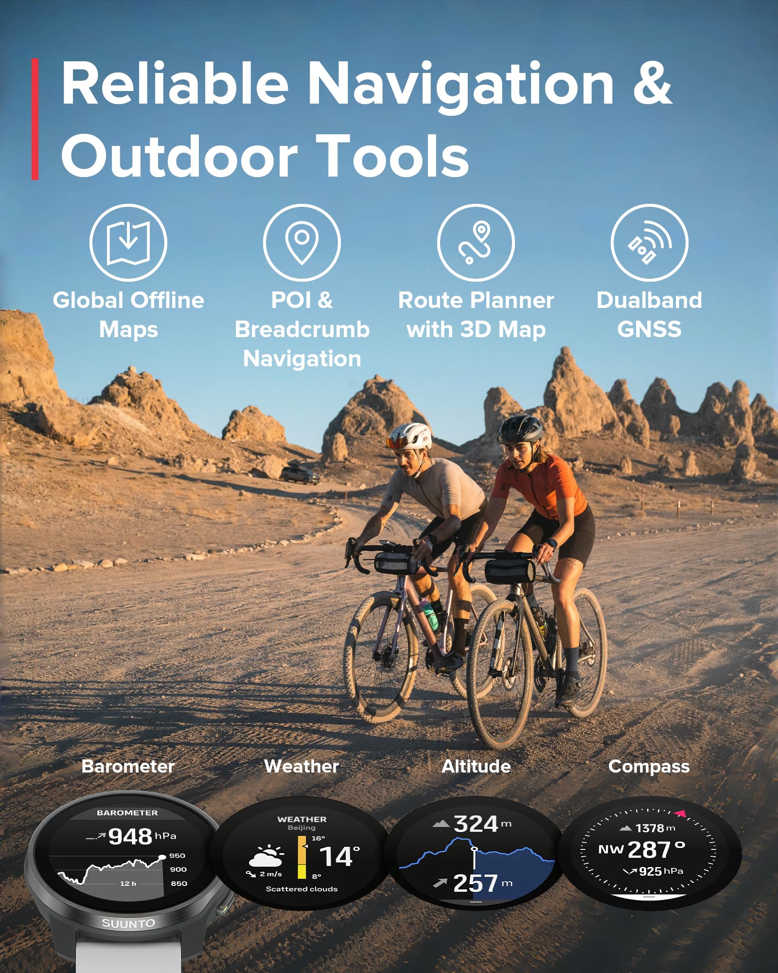 Foto 6 | Reloj Deportivo Gps Suunto Race S Con Pantalla Táctil Amoled De Alta Resolución - Venta Internacional.