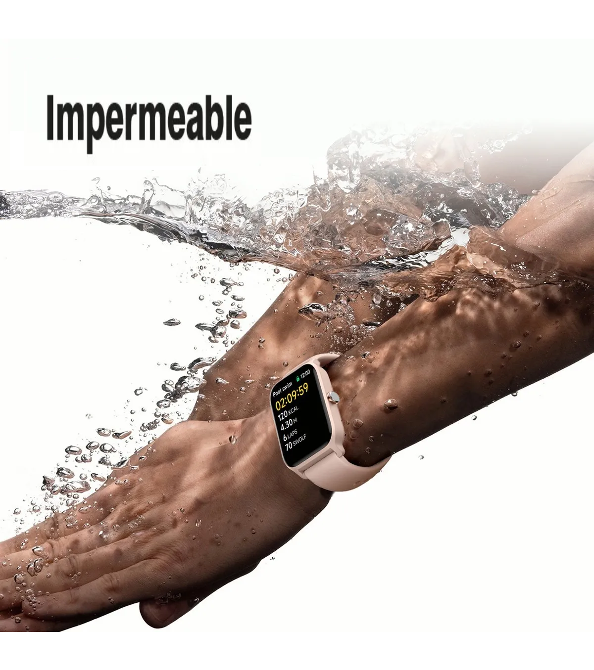 Foto 6 pulgar | Smartwatch 1.8'' Reloj Inteligente Bluetooth Lab.g Rosa