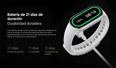 Foto 3 | Smartband Xiaomi Mi Smart Band 10 Negro