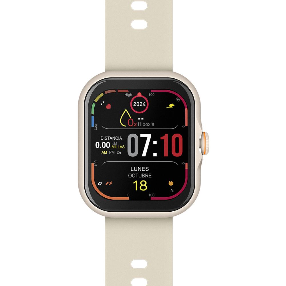 Smartwatch Steren Touch Amoled  1.85''  3 Atm Plateado