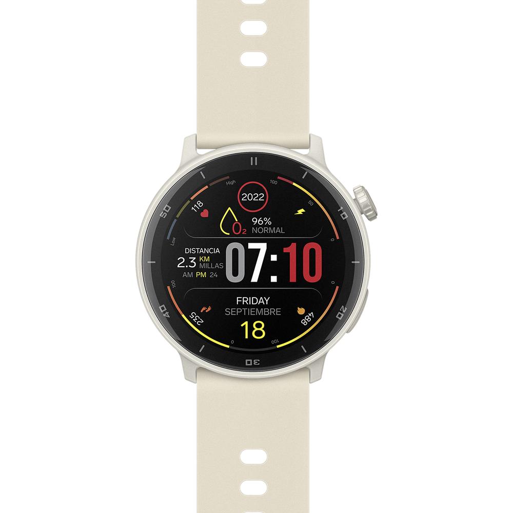Smartwatch Steren Touch Amoled con Función Gps  1.4'' 22 mm Beige