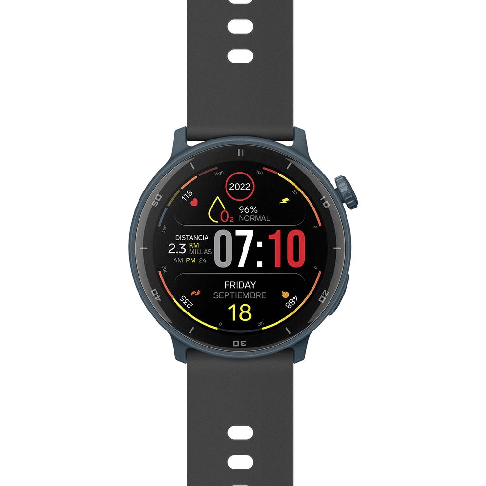 Smartwatch Steren Touch Amoled con Función Gps  1.4'' 22 mm Gris