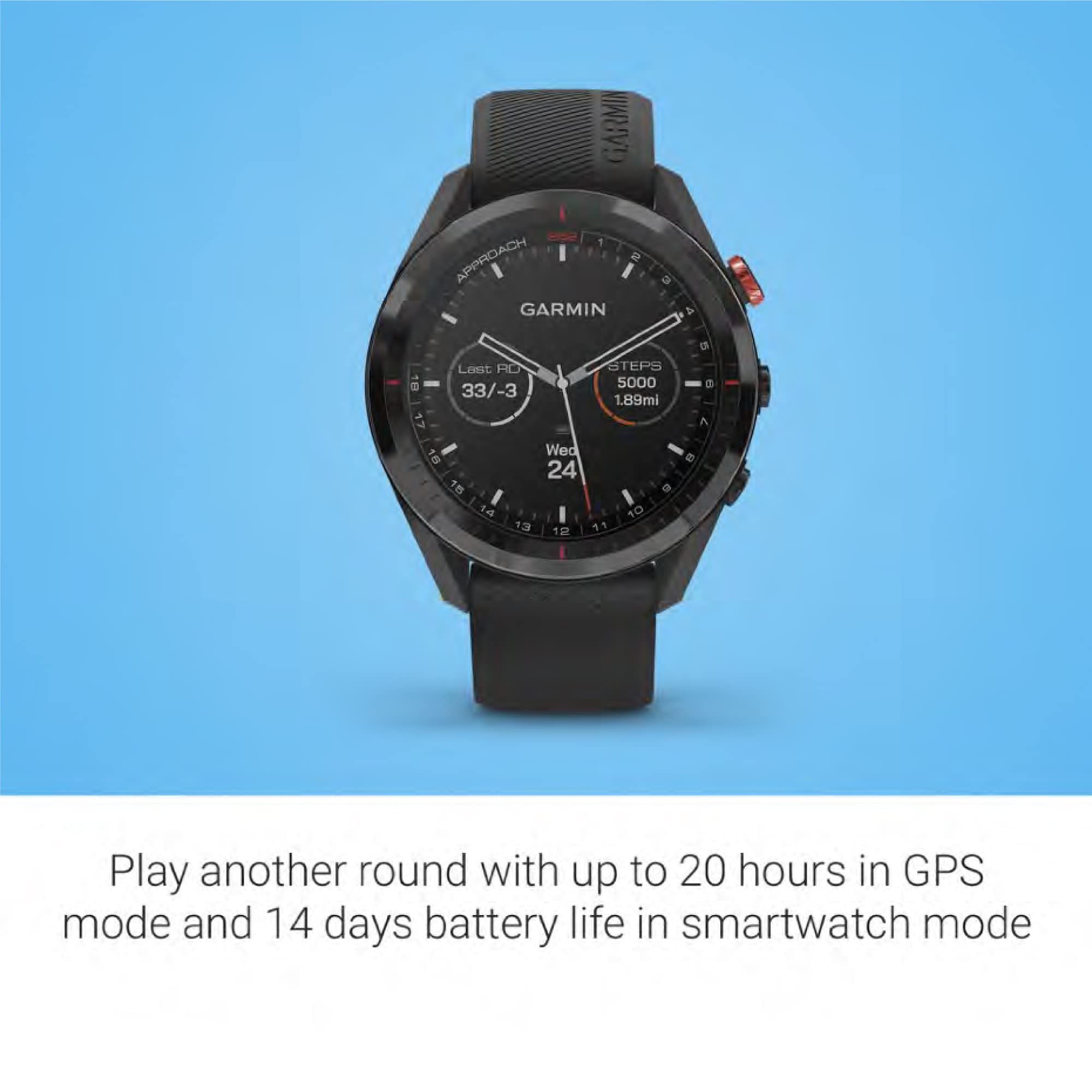 Foto 4 pulgar | Reloj Gps Para Golf Garmin Approach S62 Premium Negro - Venta Internacional.