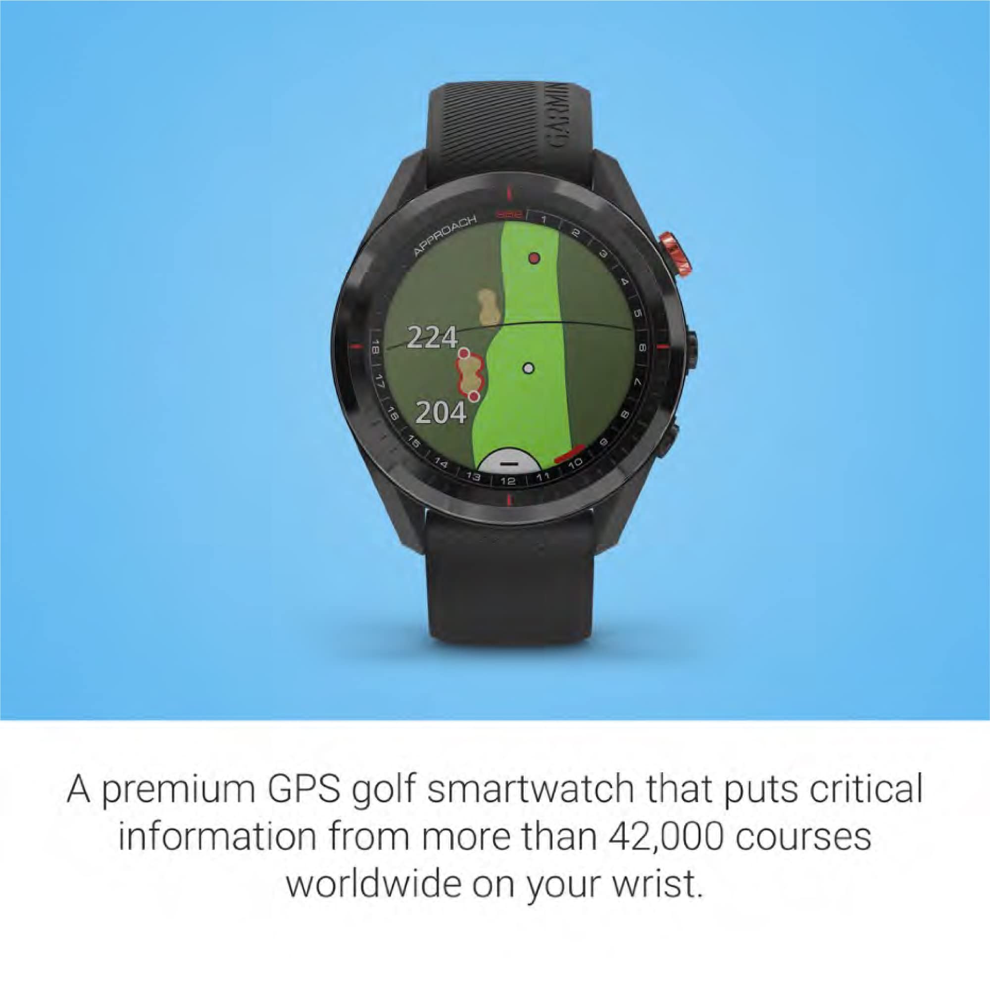 Foto 5 pulgar | Reloj Gps Para Golf Garmin Approach S62 Premium Negro - Venta Internacional.