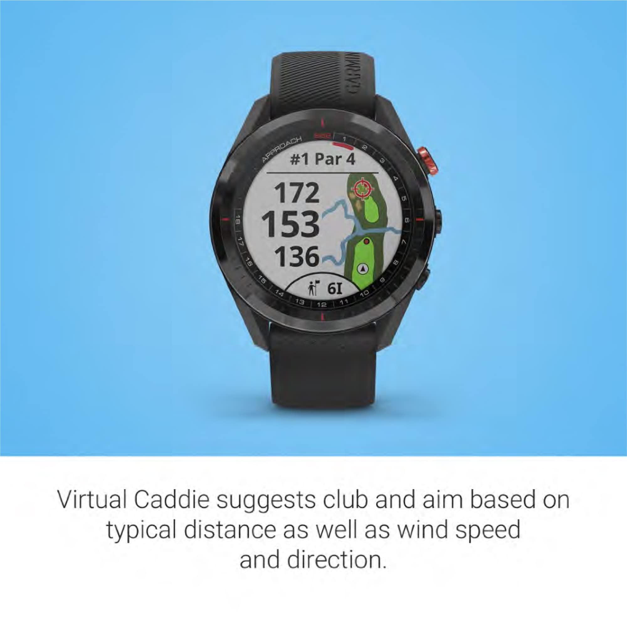 Foto 6 pulgar | Reloj Gps Para Golf Garmin Approach S62 Premium Negro - Venta Internacional.