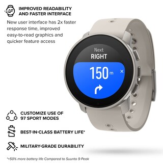 Foto 4 | Reloj Deportivo Gps Suunto 9 Peak Pro Con Batería De 30 Días Titanio - Venta Internacional.