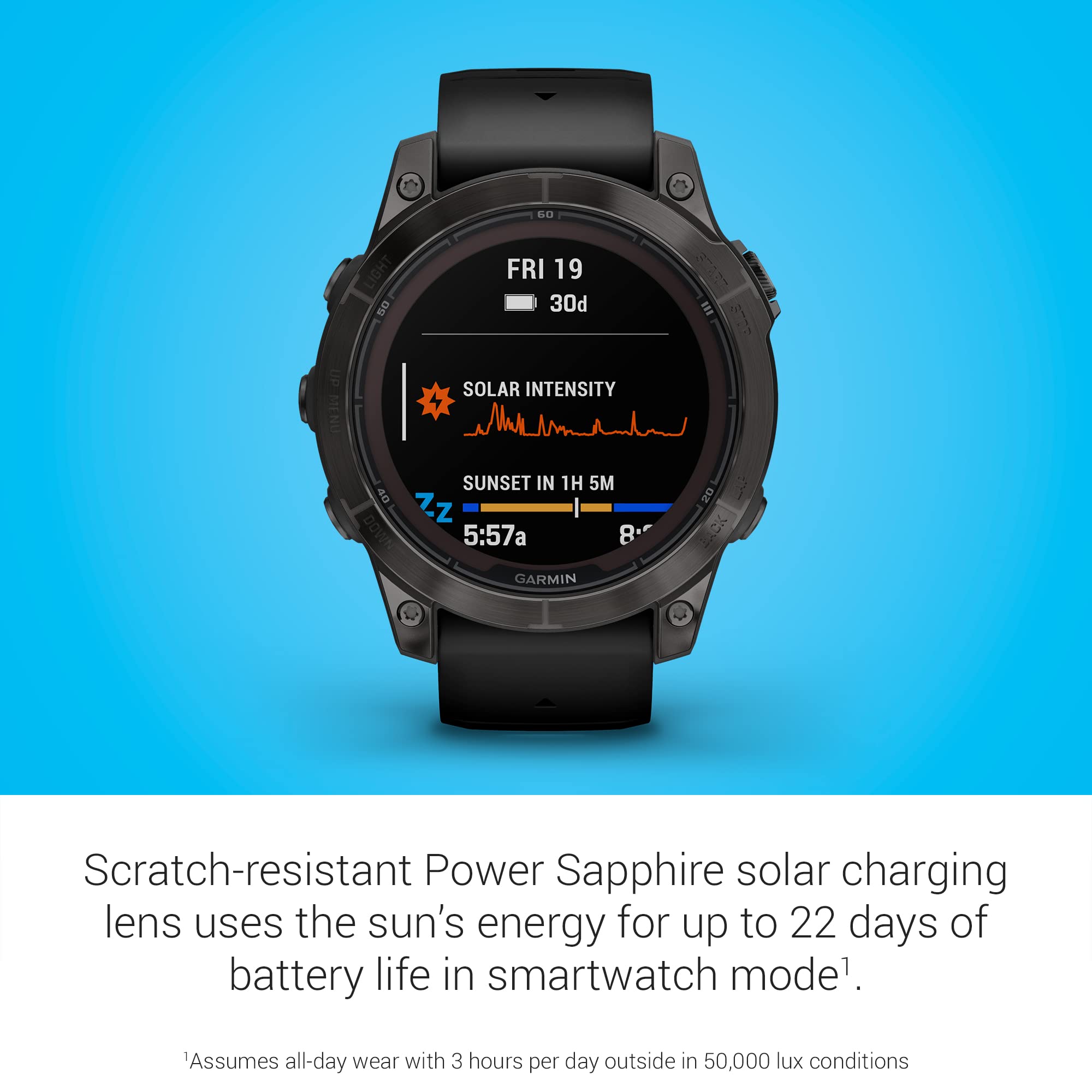 Foto 3 | Reloj Inteligente Garmin Fēnix 7 Pro Sapphire Solar Multisport Gps - Venta Internacional.