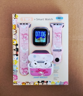 Foto 2 | Combo Kids Smartwach Con Audifonos Bluetooth Diseño De My Melody