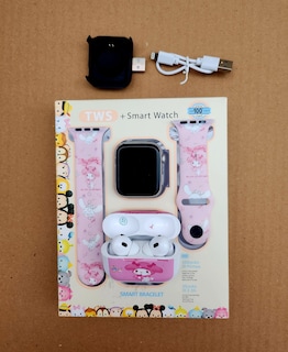 Foto 3 | Combo Kids Smartwach Con Audifonos Bluetooth Diseño De My Melody