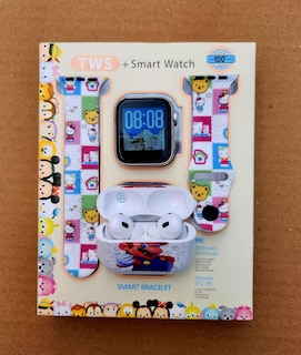 Foto 2 | Combo Kids Smartwach Con Audifonos Bluetooth Diseño De Mario Bros X Kitty