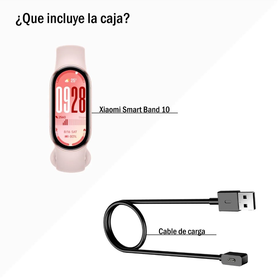 Foto 6 pulgar | Reloj Smartwatch Xiaomi Band 10 Amoled 1.72'' Bluetooth Resistencia 5atm Color Rosa