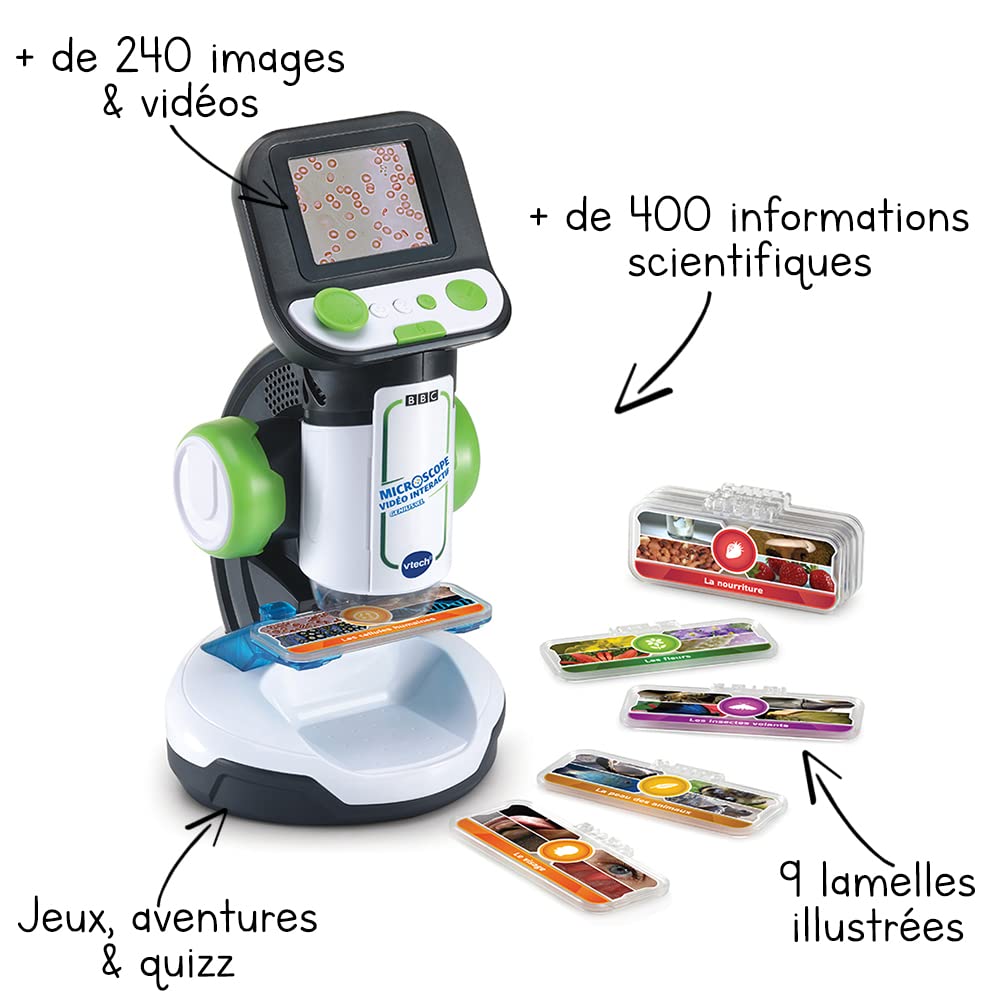 Foto 3 pulgar | Vídeo Interactivo Microscope Vtech Genius Xl Para Niños De Más De 7 Años - Venta Internacional.
