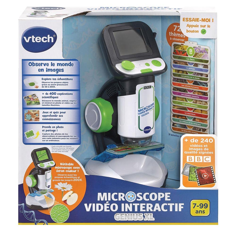 Foto 8 pulgar | Vídeo Interactivo Microscope Vtech Genius Xl Para Niños De Más De 7 Años - Venta Internacional.