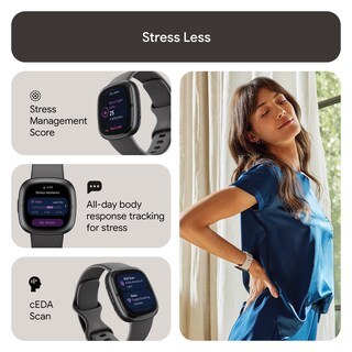 Foto 2 | Reloj Smartwatch Fitbit Sense 2 Gris-Venta Internacional