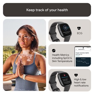 Foto 3 | Reloj Smartwatch Fitbit Sense 2 Gris-Venta Internacional