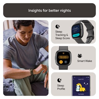 Foto 4 | Reloj Smartwatch Fitbit Sense 2 Gris-Venta Internacional