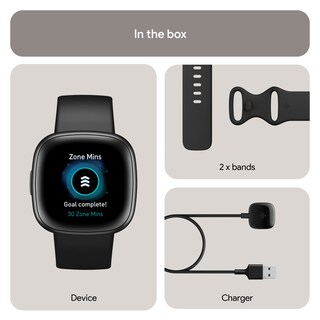 Foto 7 | Reloj Smartwatch Fitbit Versa 4 Negro-Venta Internacional