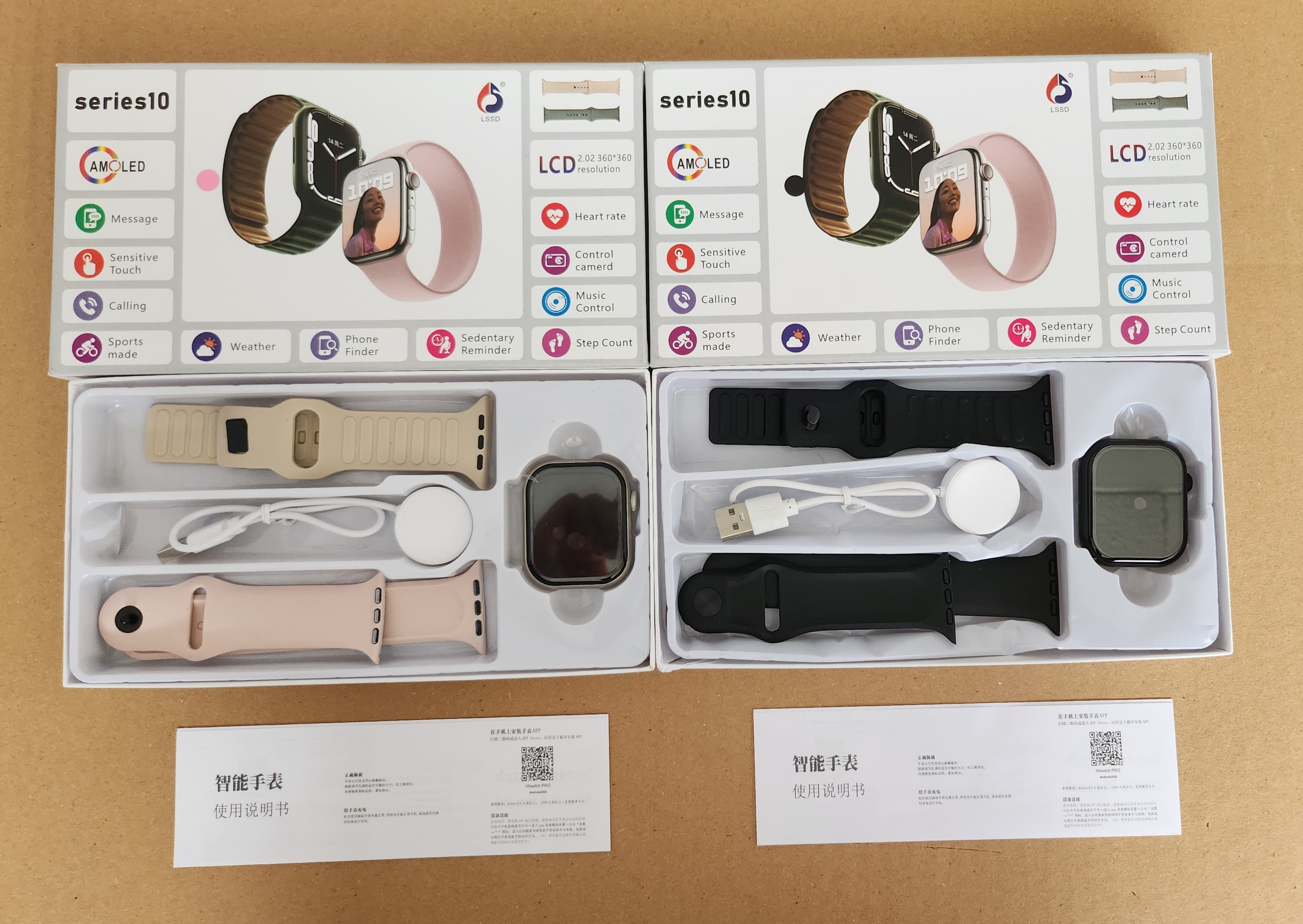 Foto 4 pulgar | Smartwatch Serie 10 Con 2 Correas Monitoreo Fitnes  Sueño Y Notificaciones