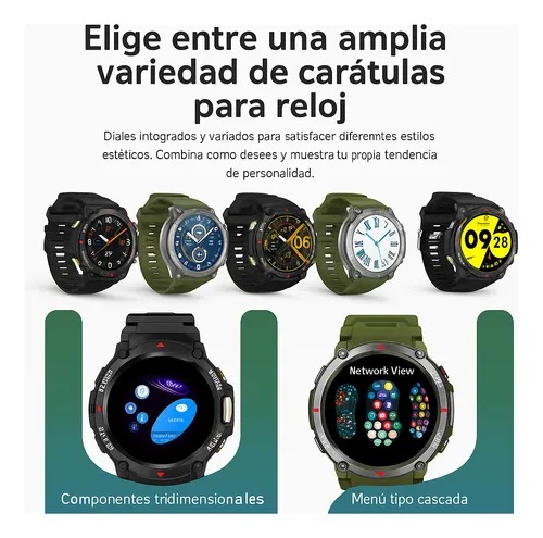 Foto 3 | Smartwatch Redondo Hw28 Max Con Chat Gpt Asistente De Voz