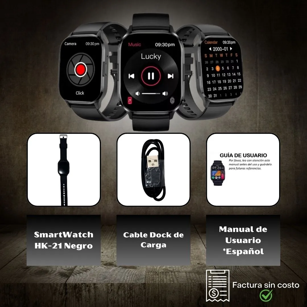 Foto 9 pulgar | Smartwatch Deportivo con Llamadas Bluetooth, Pantalla AMOLED Full Touch HD, Resistencia IP67, Sensor Óptico Unisex Negr
