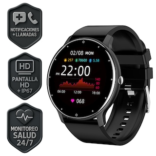 Foto 1 | Smartwatch ZI001 con Pantalla HD 2.01”, Llamadas Bluetooth, Monitoreo de Salud y Modos Deportivos