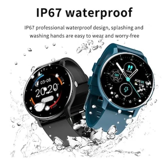 Foto 3 | Smartwatch ZI001 con Pantalla HD 2.01”, Llamadas Bluetooth, Monitoreo de Salud y Modos Deportivos