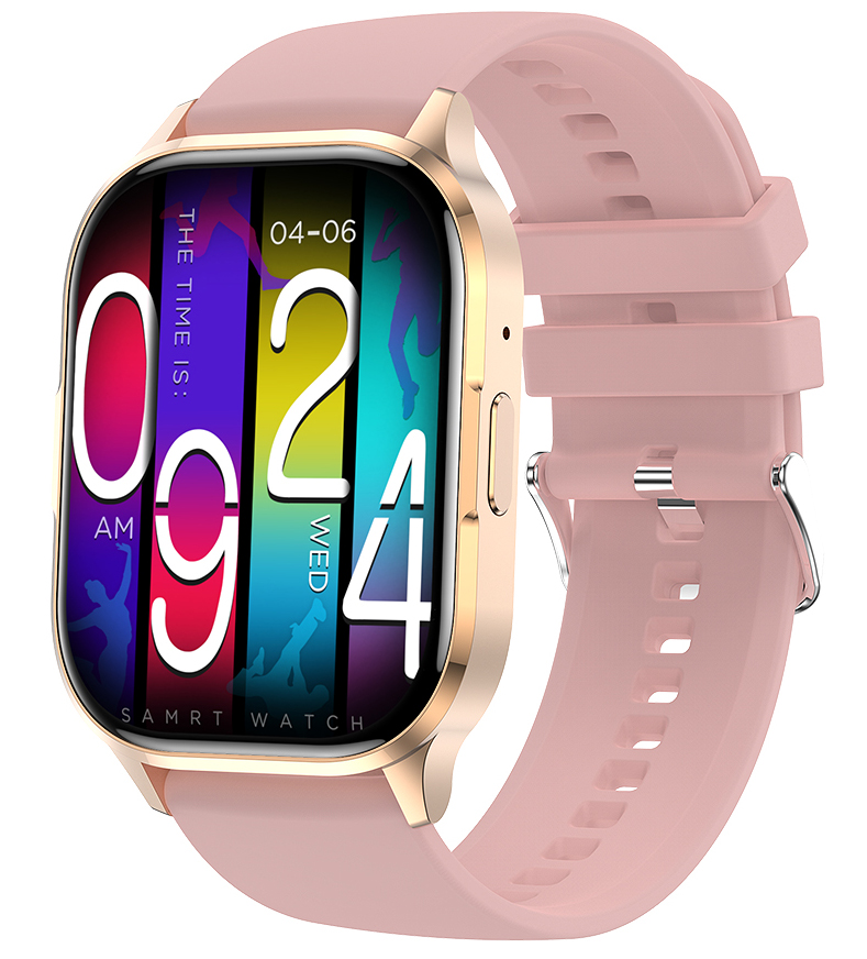 Foto 2 pulgar | Smartwatch Deportivo con Llamadas Bluetooth, Pantalla AMOLED HD, Monitoreo de Salud y Resistencia IP67 Color Rosa