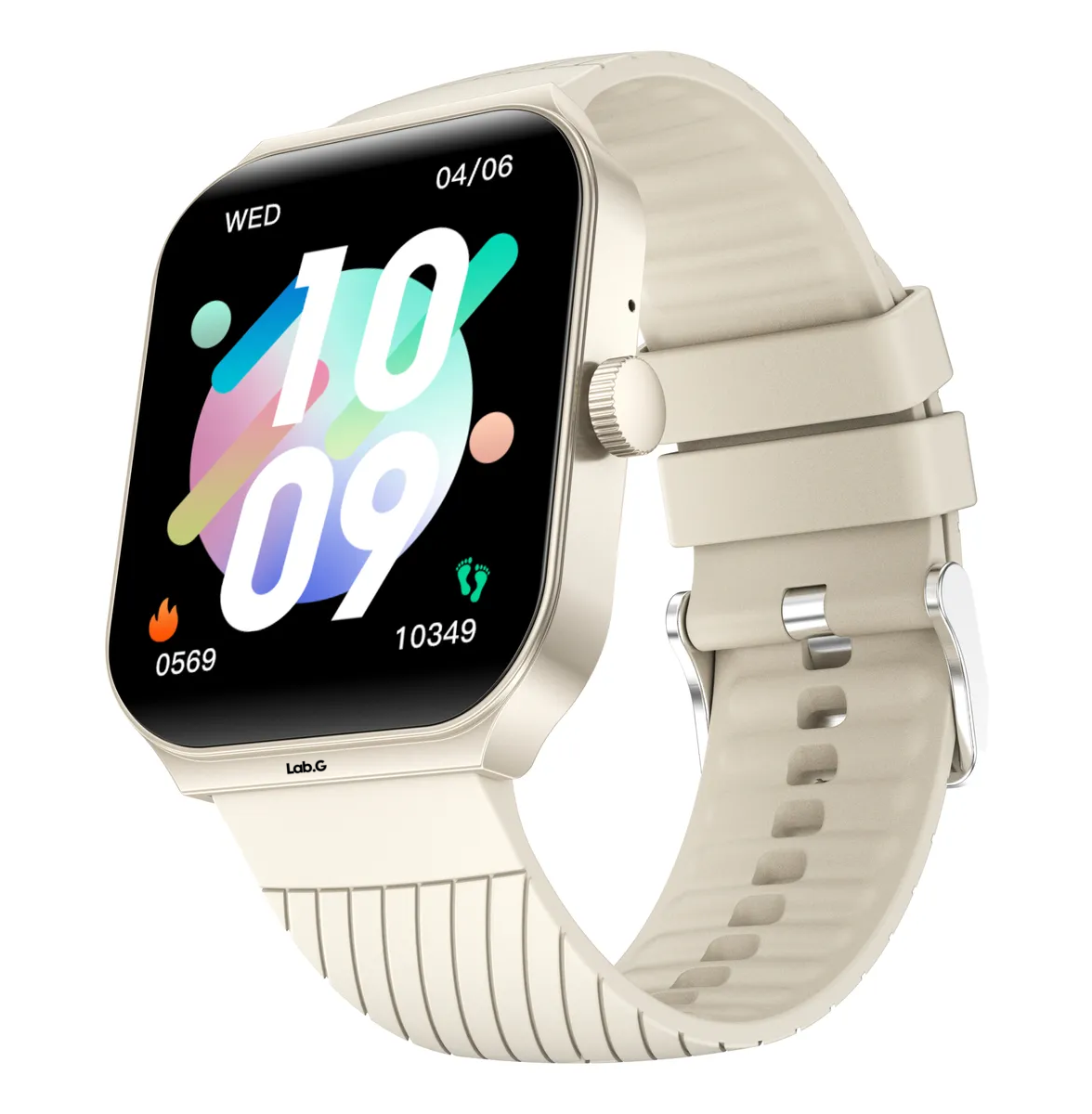 Foto 2 pulgar | Reloj Smartwatch Lab.G Beige