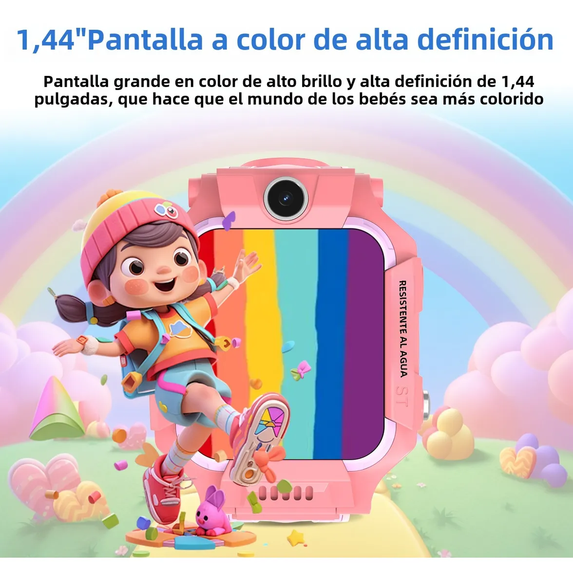 Foto 4 | Reloj Smartwatch Lab.G Rosa