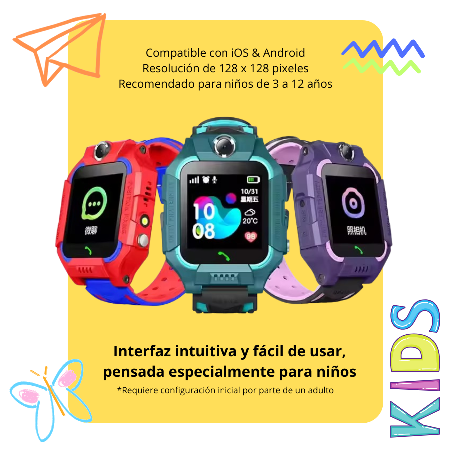 Foto 4 pulgar | Smartwatch Mobest 35 mm con GPS Rosa