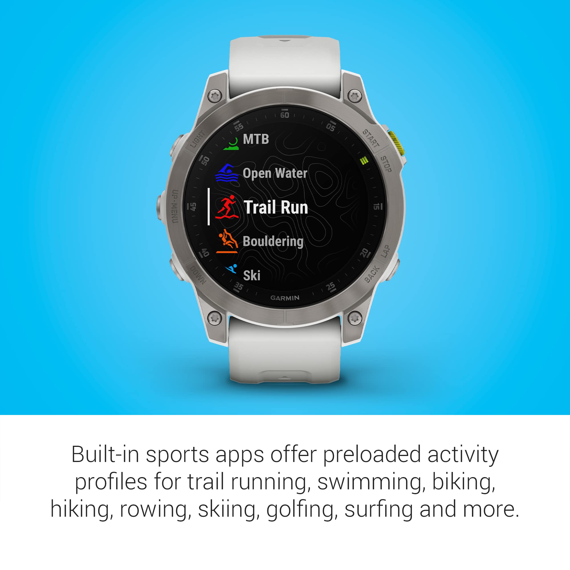 Foto 5 pulgar | Reloj Inteligente Garmin Epix Gen 2 Premium Health Amoled Blanco - Venta Internacional.