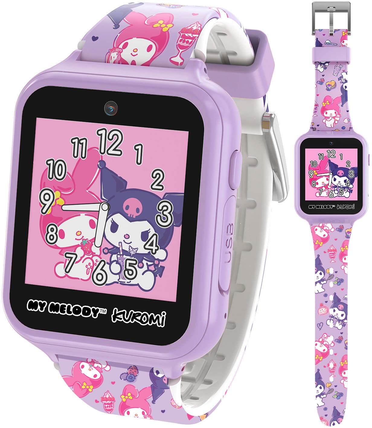Foto 2 pulgar | Reloj Inteligente Accutime Sanrio My Melody & Kuromi Kids  Color Rosa - Venta Internacional.