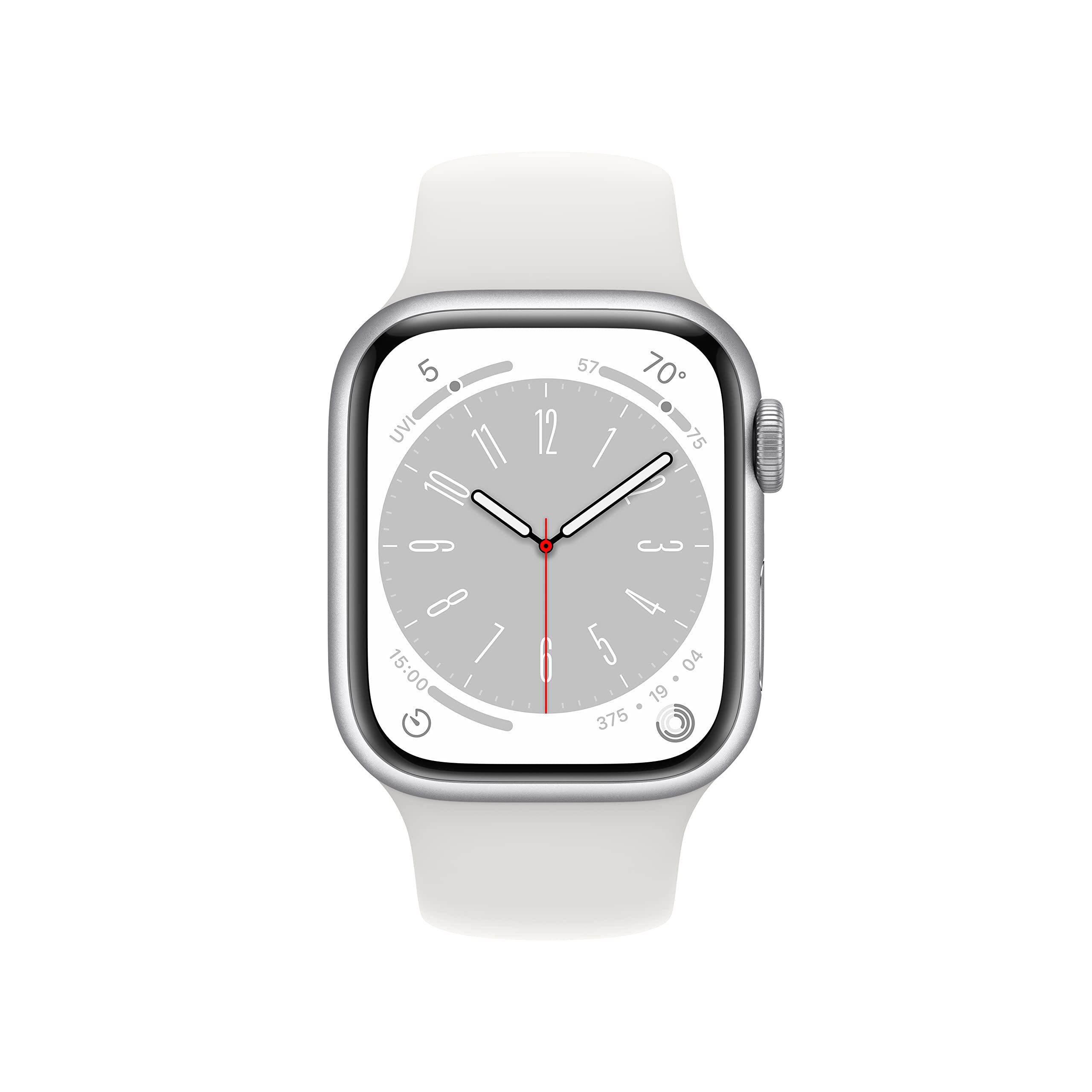 Foto 2 | Reacondicionado Reloj Inteligente Apple Watch Series 8 Gps 41 Mm De Aluminio Plateado - Venta Internacional.