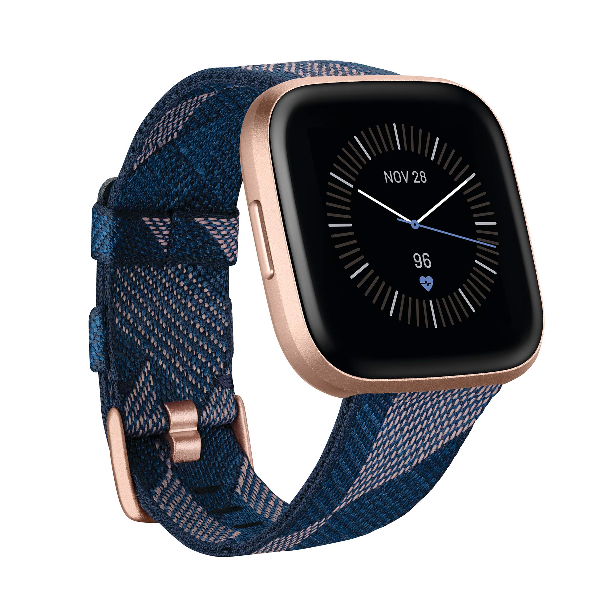 Foto 2 pulgar | Reloj Inteligente Fitbit Versa 2 Special Edition Health Azul Marino/rosa - Venta Internacional.
