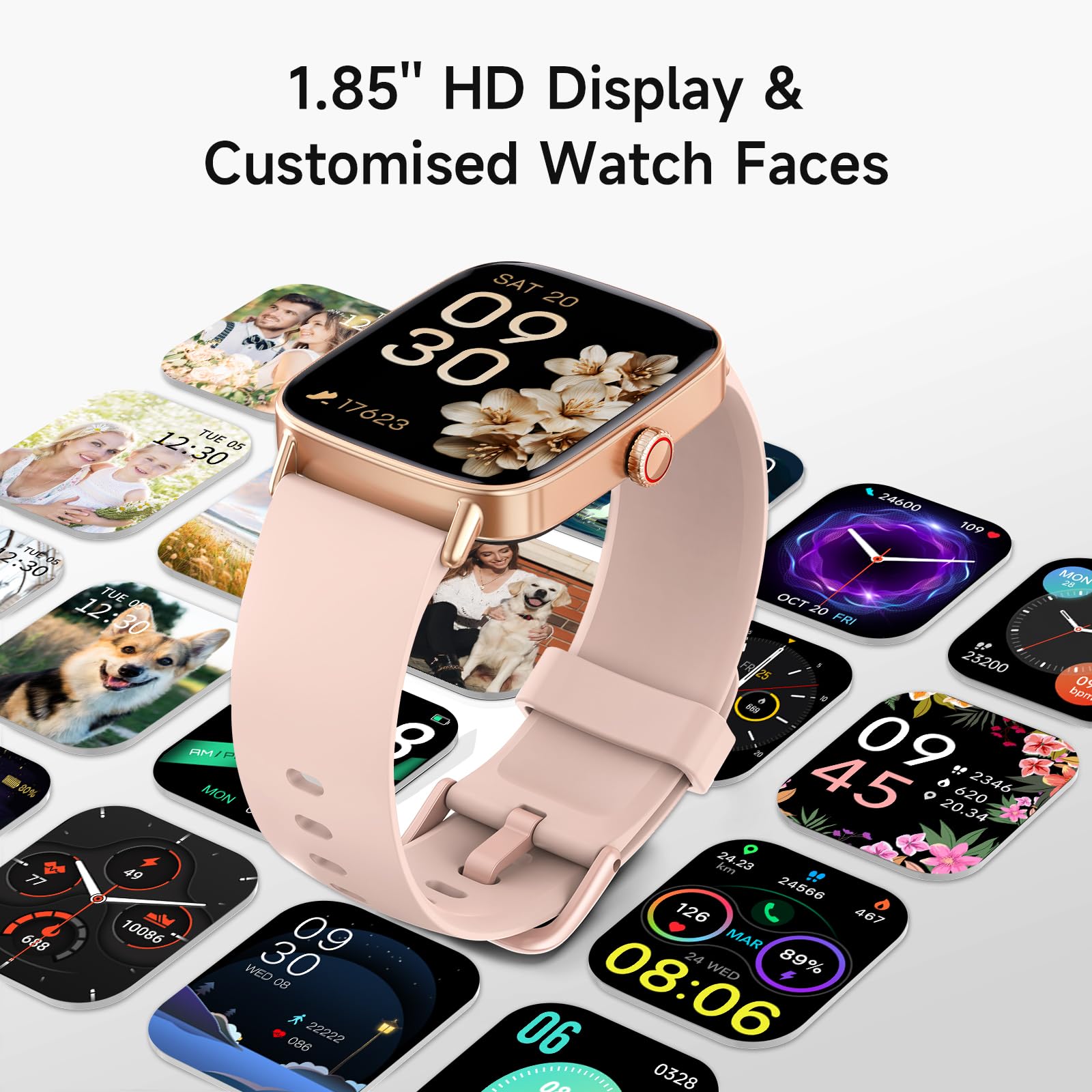 Foto 8 pulgar | Reloj Inteligente Aeac Hd De 1 85 Pulgadas Para Mujer  Rastreador De Actividad Física Ip68 - Venta Internacional.