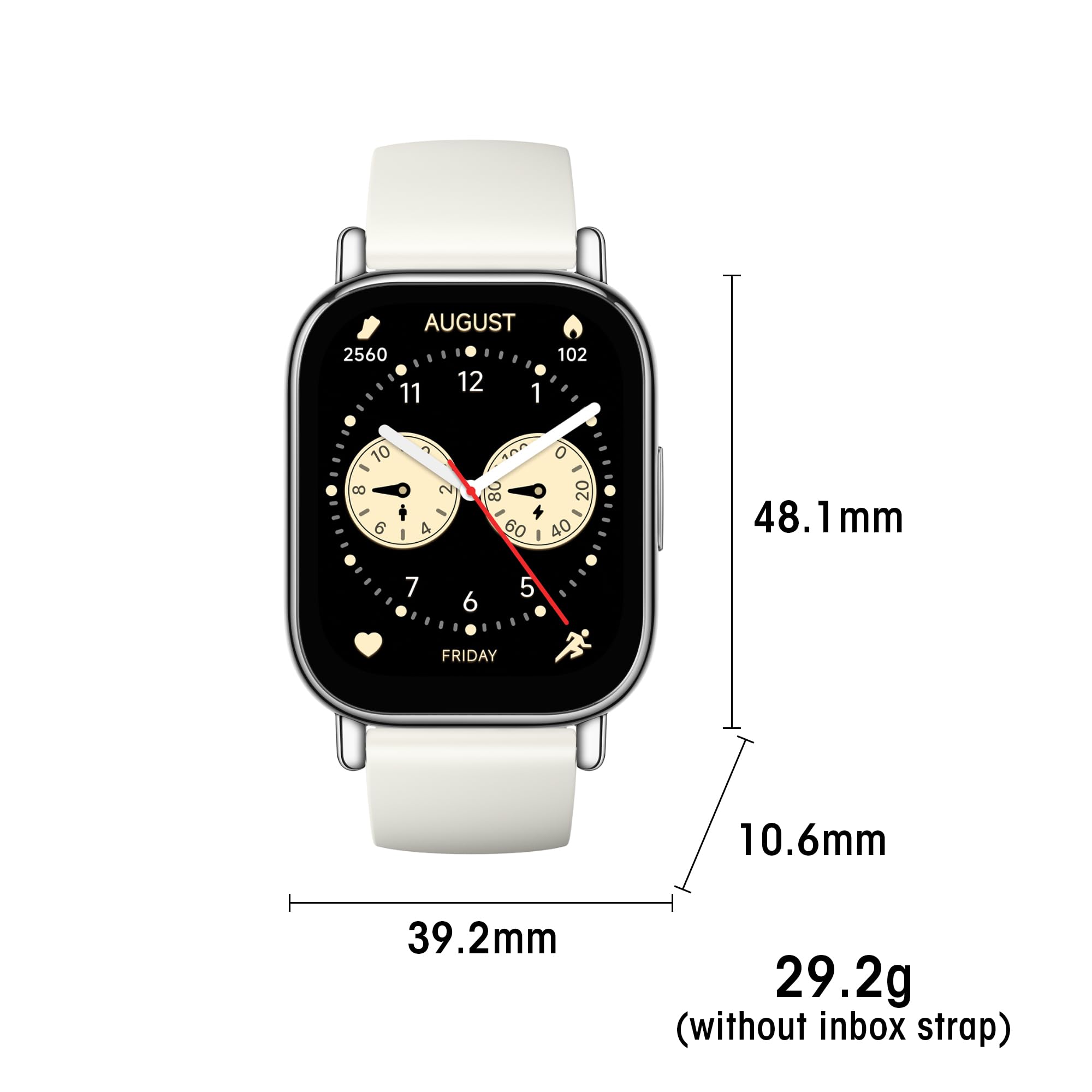 Foto 3 pulgar | Reloj Inteligente Xiaomi Redmi 5 Lite Lcd 2 Display 5atm Dorado - Venta Internacional.