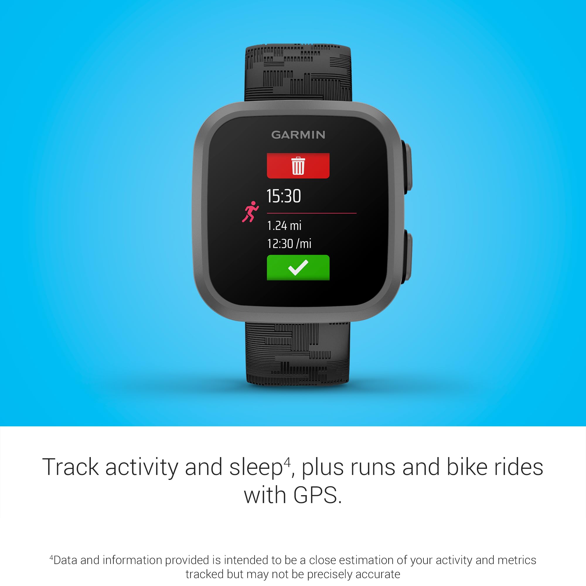 Foto 7 | Reloj Inteligente Garmin Bounce™ Para Niños  Texto Bidireccional  Voz  Camuflaje Negro - Venta Internacional.