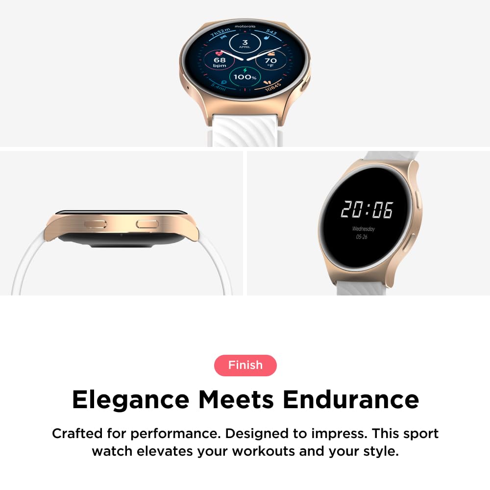 Foto 4 | Reloj Inteligente Motorola Moto Watch 120 Bluetooth Amoled De 10 Días - Venta Internacional.