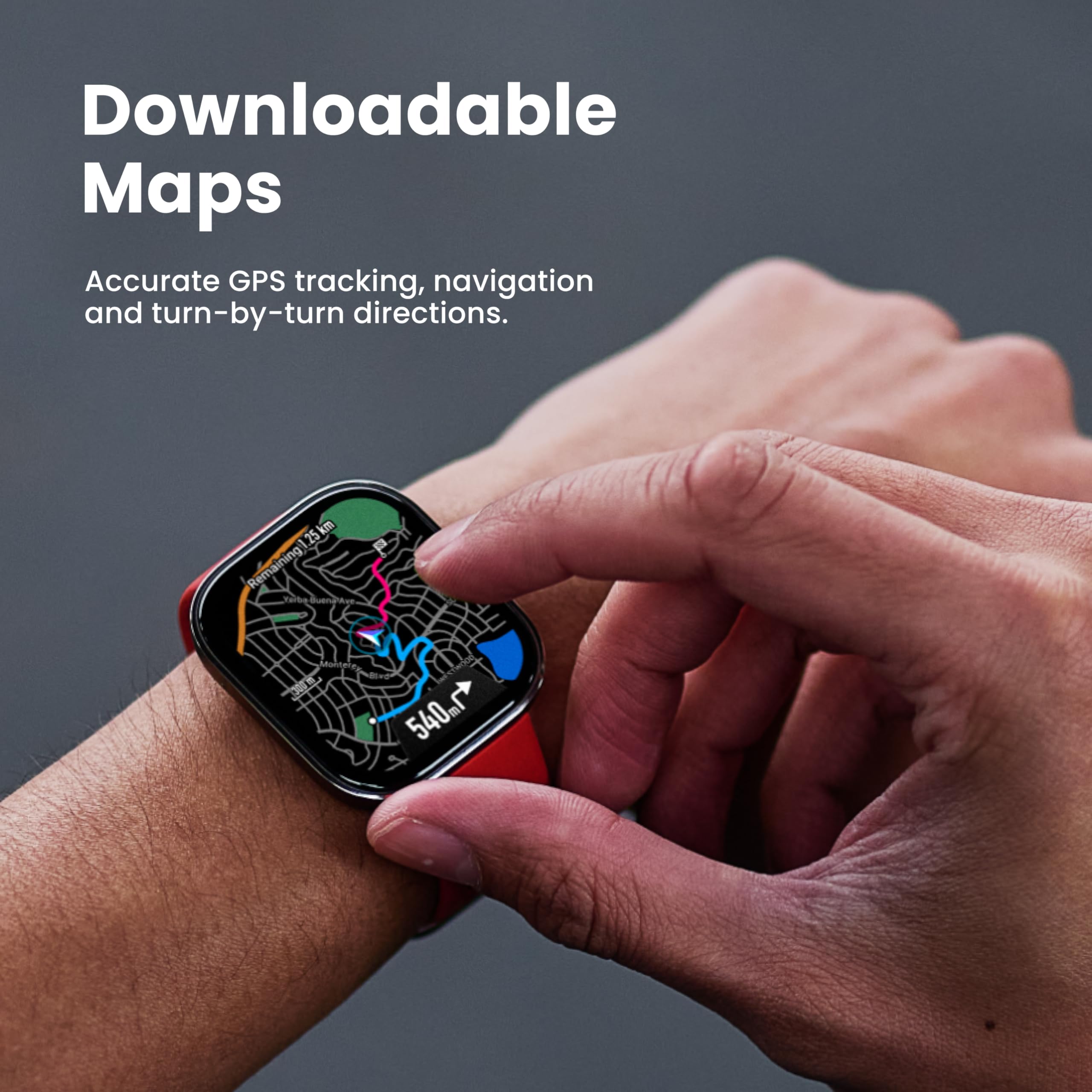 Foto 5 pulgar | Reloj Inteligente Amazfit Bip 6 46 Mm Amoled Con Batería De 14 Días  Rubor - Venta Internacional.