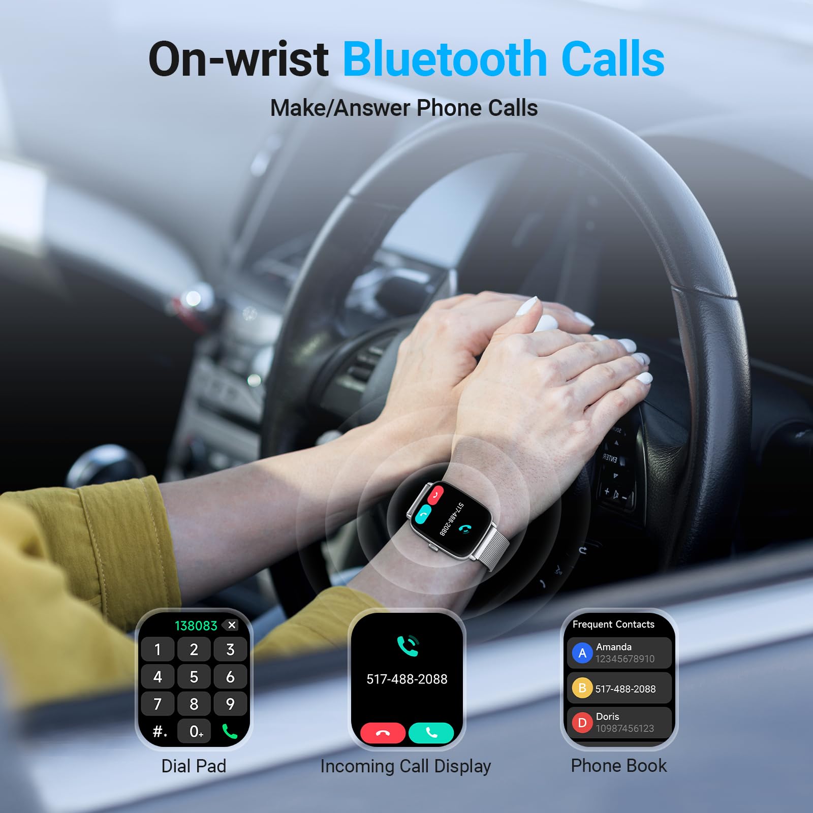 Foto 6 pulgar | Reloj Inteligente Fitpolo Idw28  1.85 Pulgadas  Pantalla Táctil Hd  Ip68  Android  Ios - Venta Internacional.