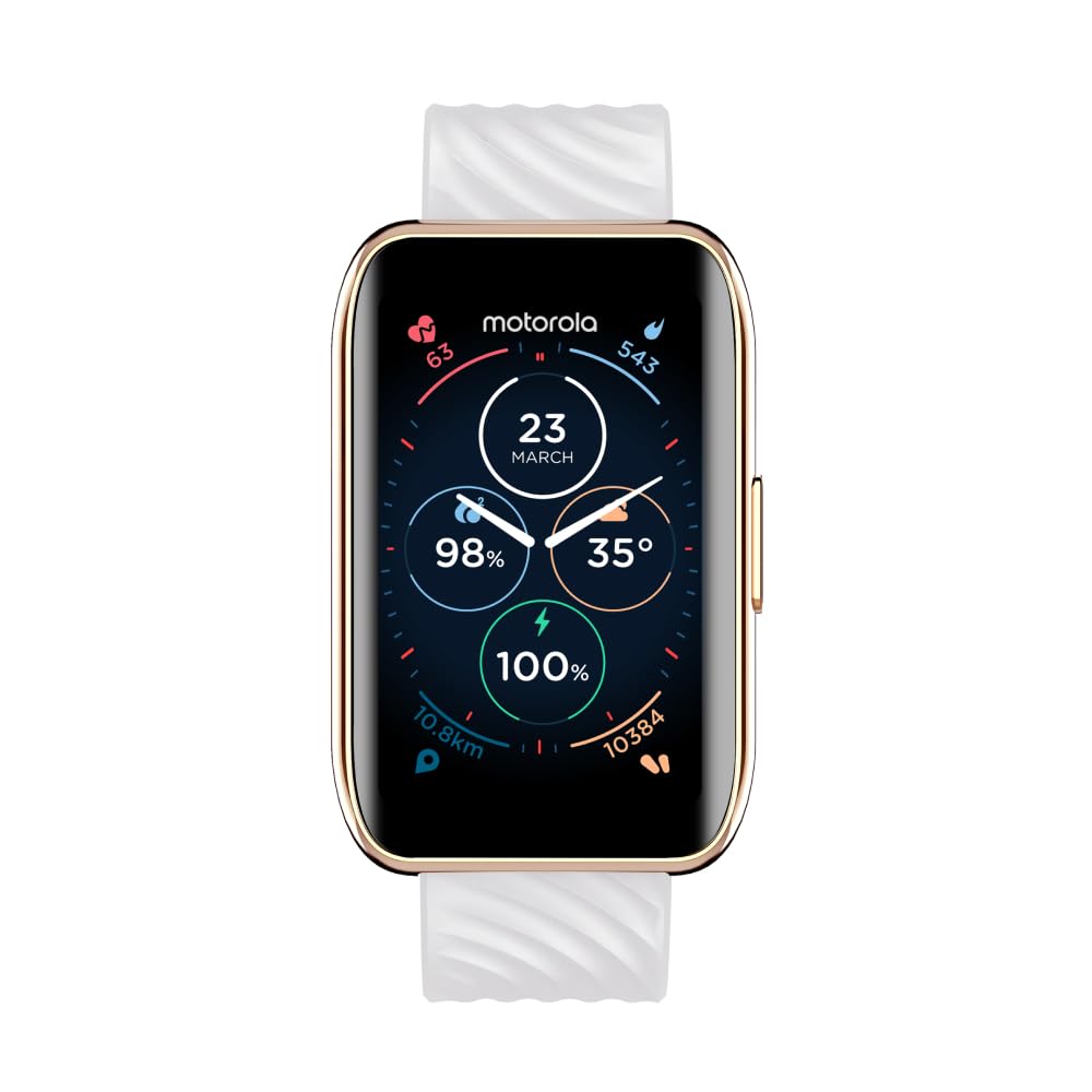 Foto 1 | Reloj Inteligente Motorola Moto 40 Bluetooth 10 Días De Batería Rosa - Venta Internacional.
