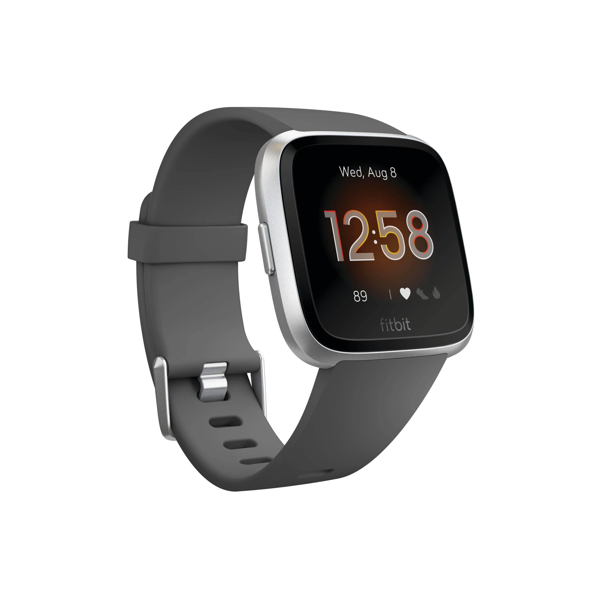 Smartwatch Fitbit Versa Lite Gps Carbón/plata Aluminio - Venta Internacional.