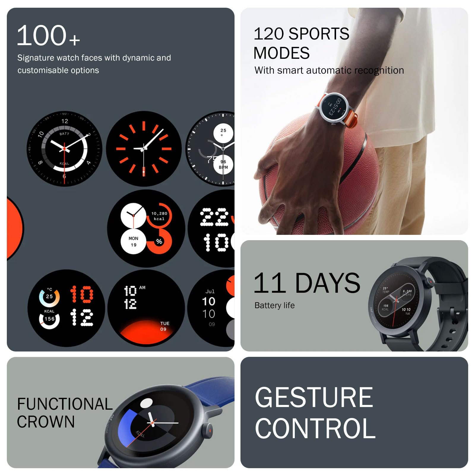 Foto 3 pulgar | Monitor De Actividad Física Smartwatch Cmf Watch Pro 2 Ip68 Naranja - Venta Internacional.