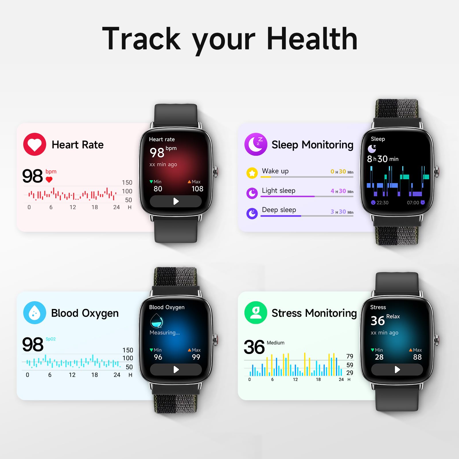 Foto 4 pulgar | Reloj Inteligente Aeac De 1 85 Pulgadas Hd Compatible Con Iphone/samsung/android - Venta Internacional.