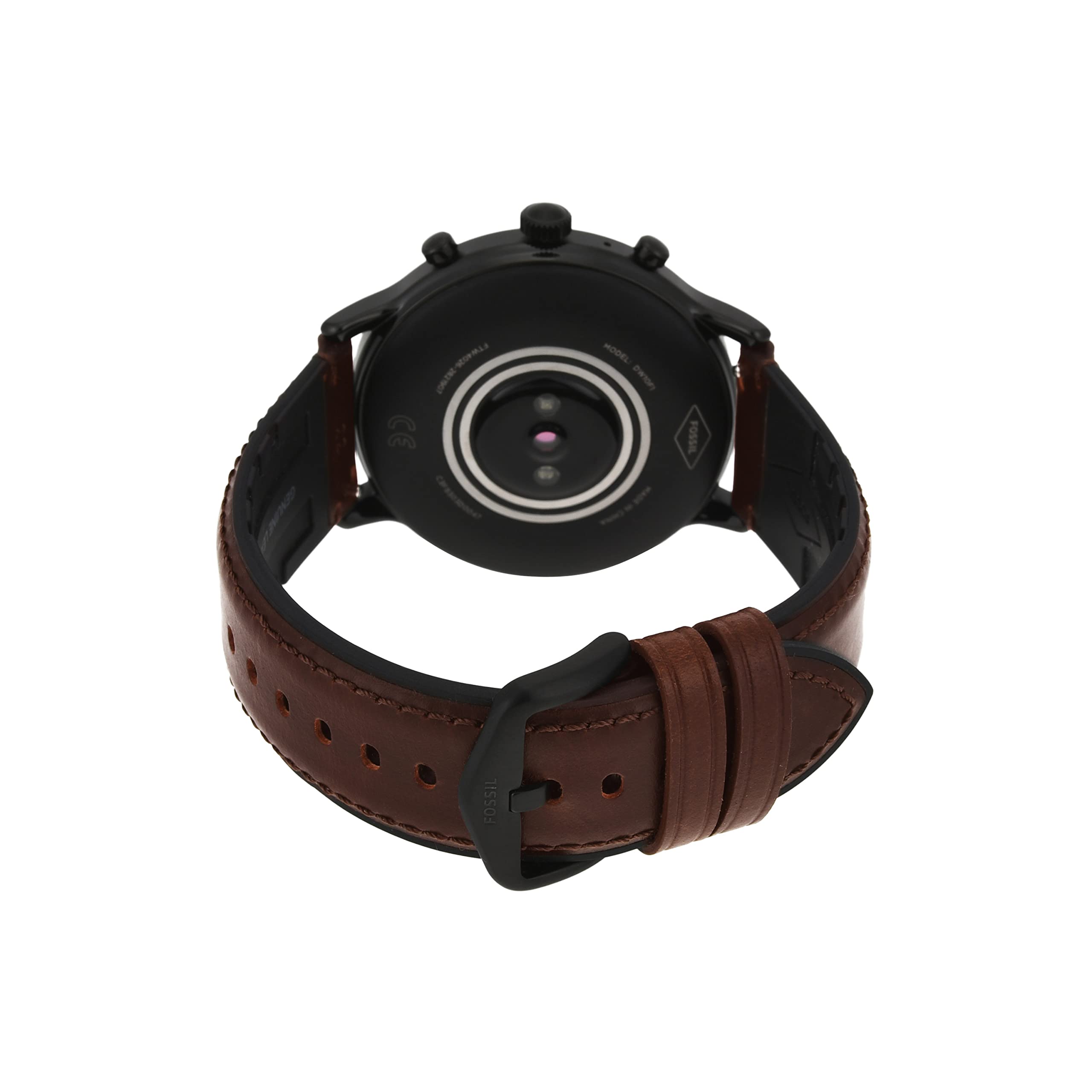 Foto 5 pulgar | Reloj Inteligente Fossil Gen 5 Carlyle Ftw4026 44 Mm Negro/marrón - Venta Internacional.
